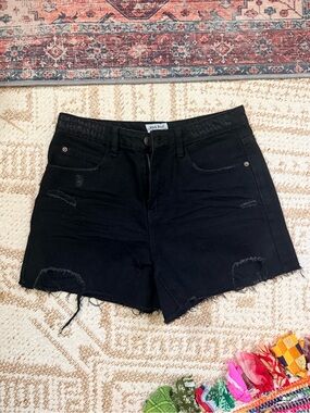 White Birch Distressed Shorts